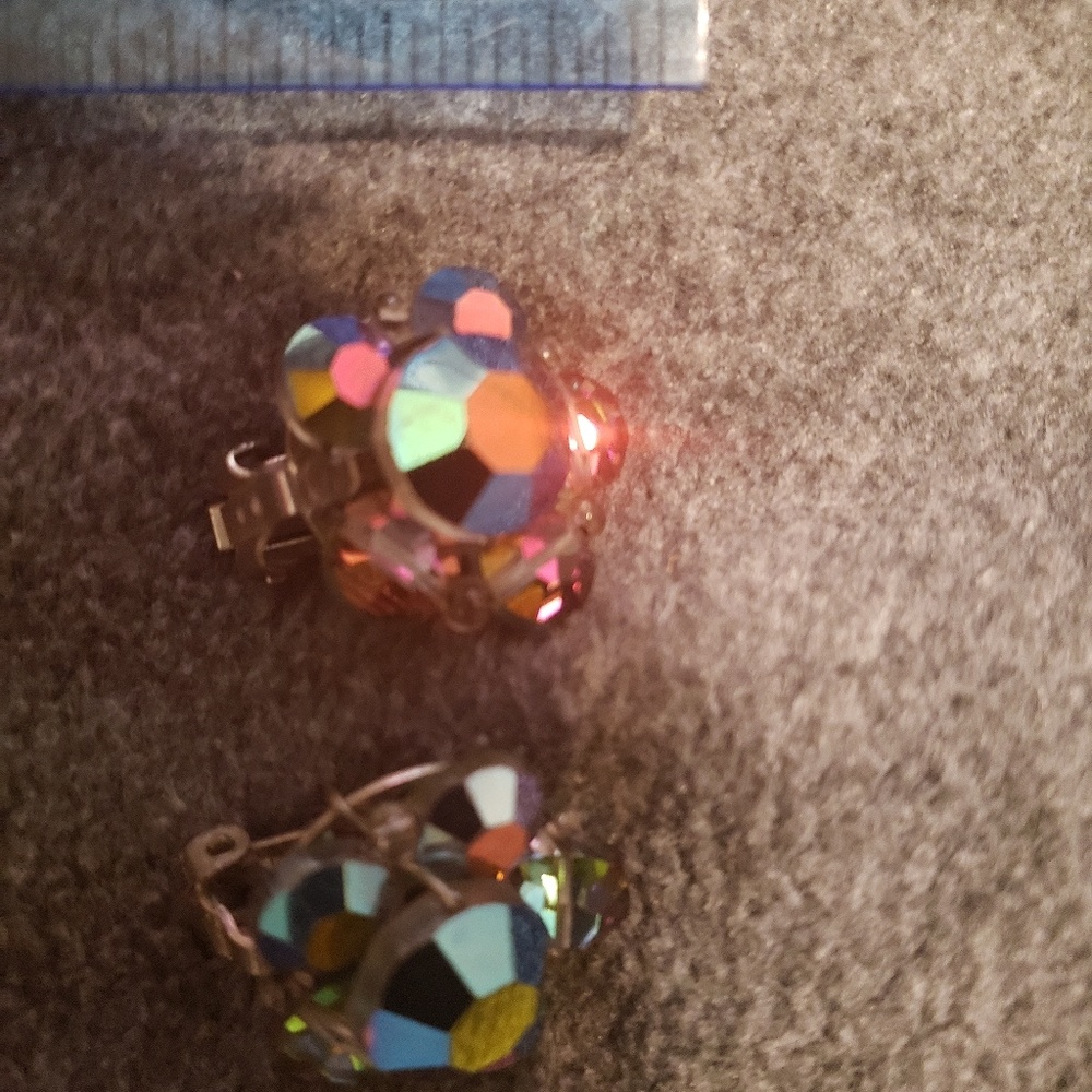 Multicolored vintage earrings
